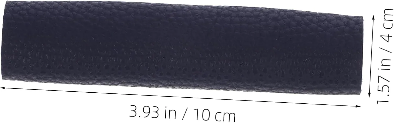 6 Pcs Leather Handle Wallet Handle Protector Bag Handle Supplies Duffel Bag Hand Protector Tote Handle Decompression Strap Purse Handle Saddle Pu Leather Sleeve Luggage Handle Belt