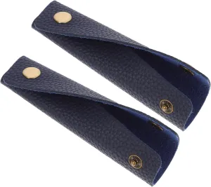 6 Pcs Leather Handle Wallet Handle Protector Bag Handle Supplies Duffel Bag Hand Protector Tote Handle Decompression Strap Purse Handle Saddle Pu Leather Sleeve Luggage Handle Belt