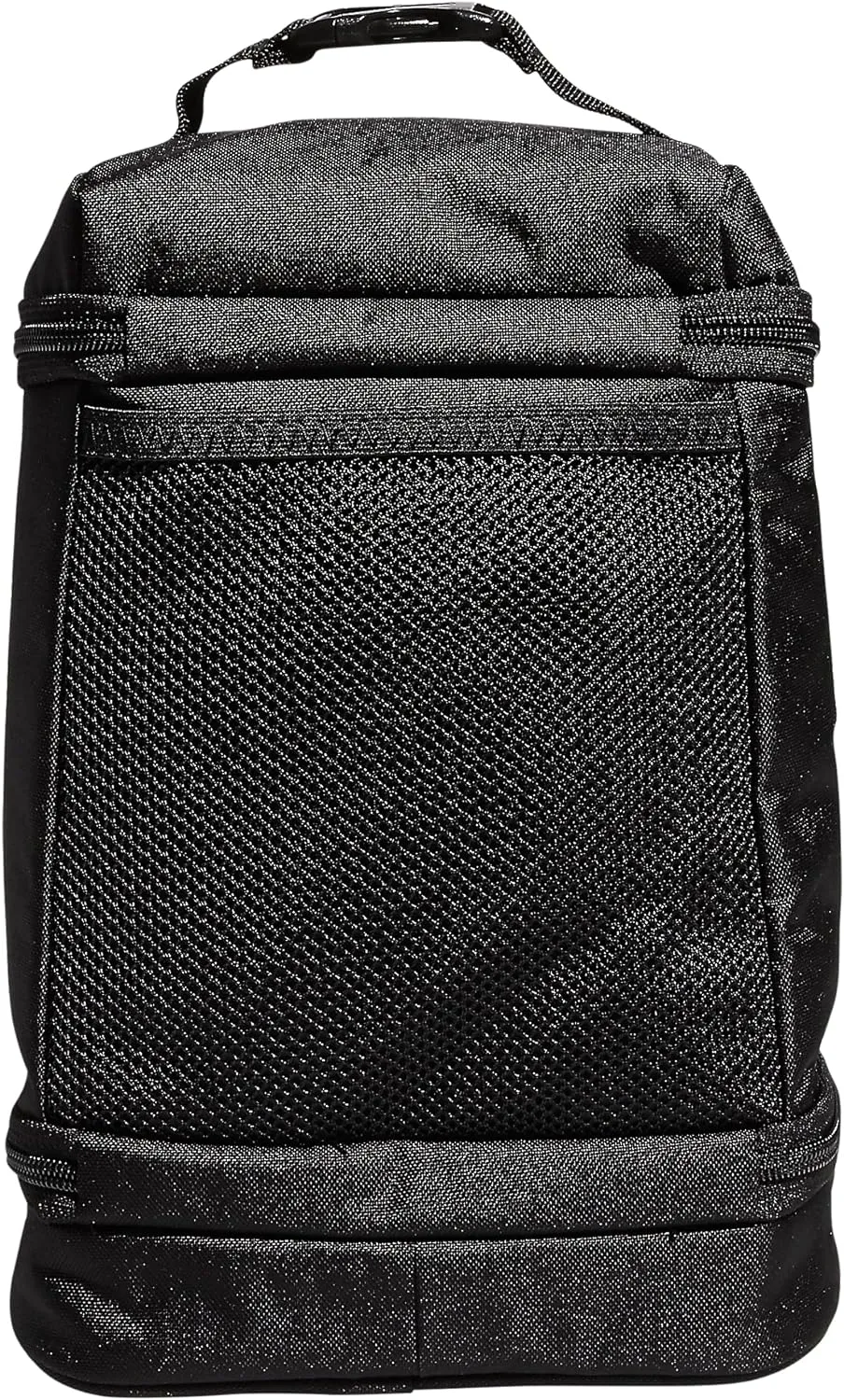 adidas Excel Insulated Lunch Bag, Cooler with Zipper, Pocket for Ice Pack, and Clip, Temperature Control Insulation,Black/White,One Size