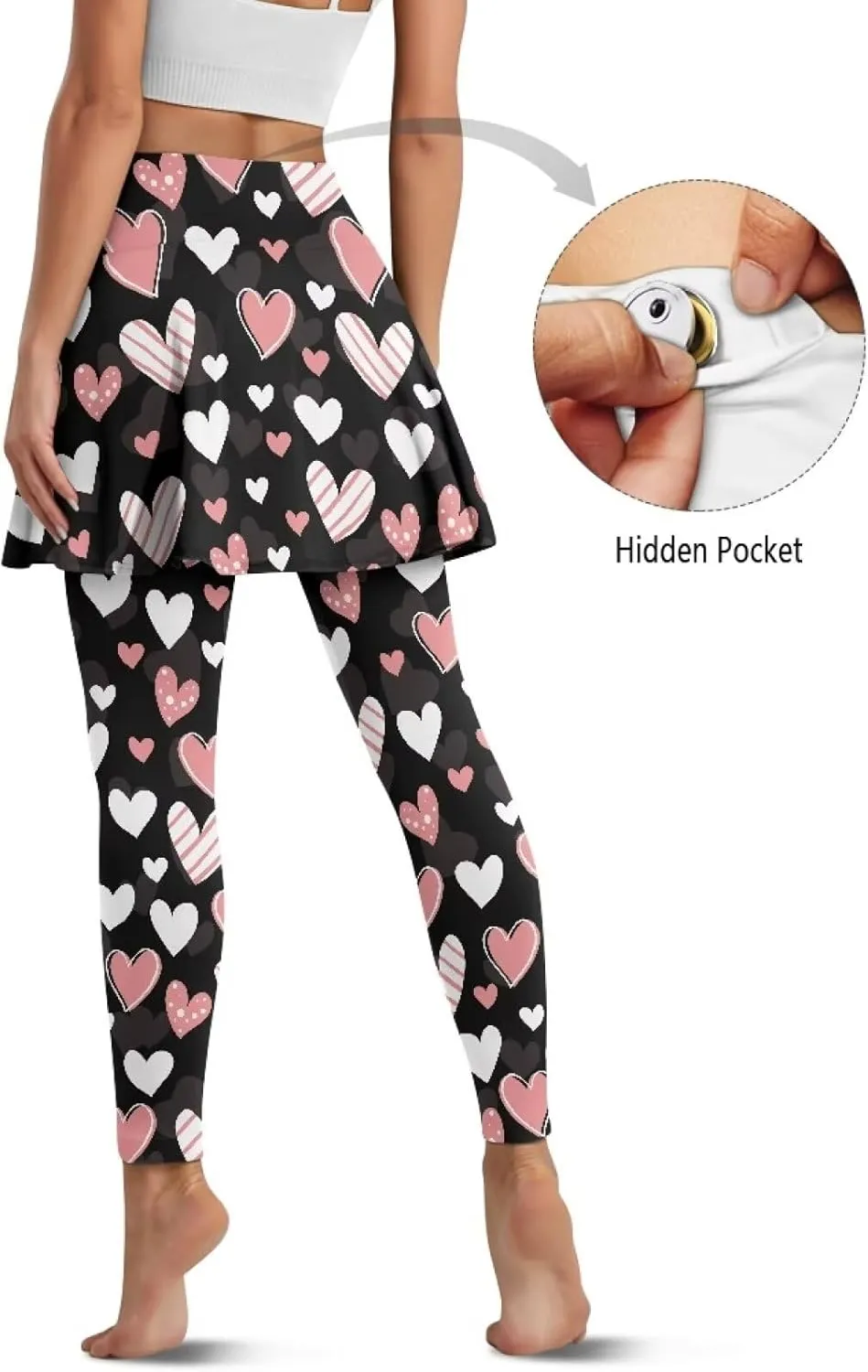 Athletic Skirt with Leggings 2025 Pickleball Clothes Gym Active with Back Pockets Spring Skirts