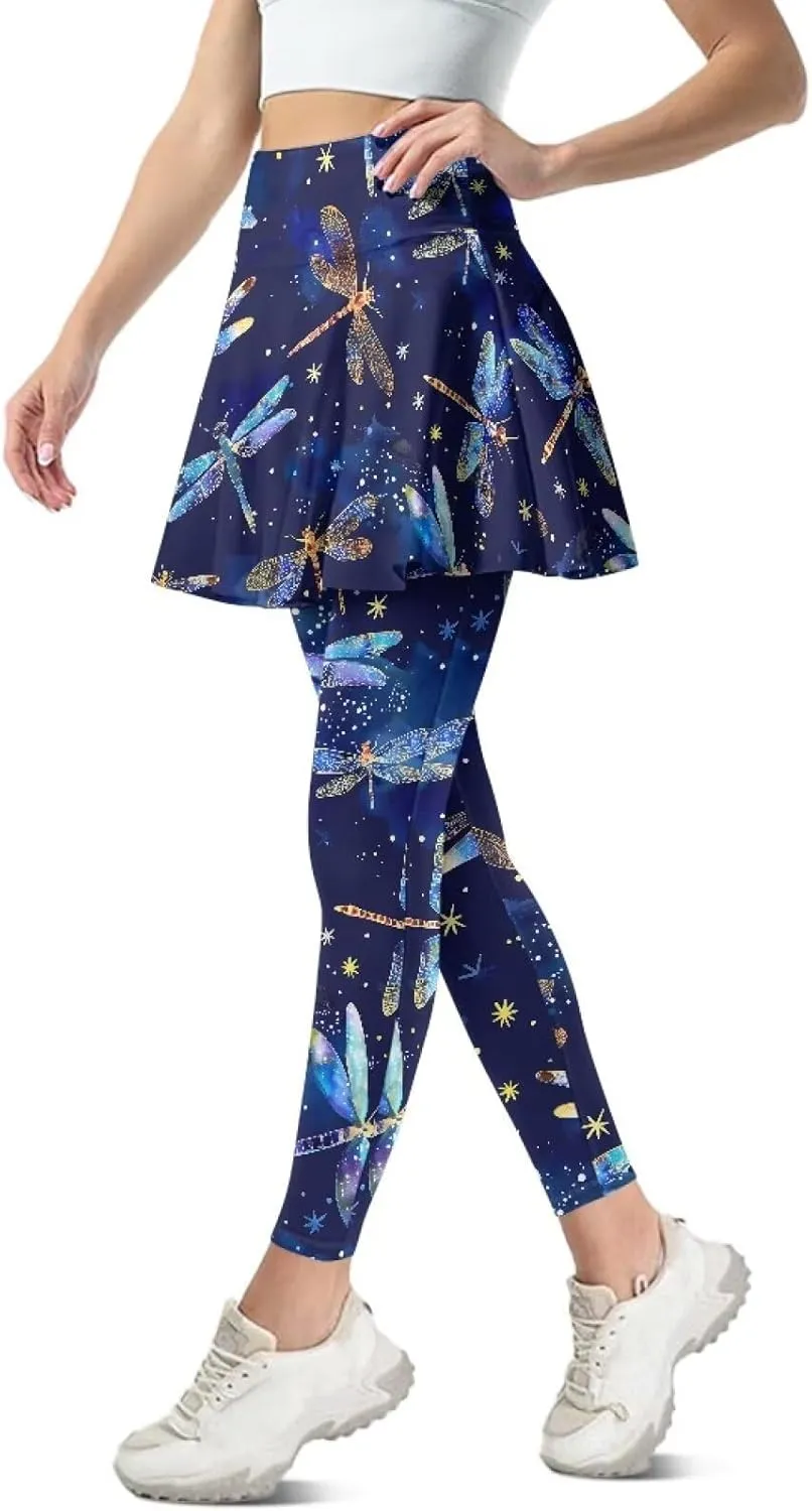 Athletic Skirt with Leggings 2025 Pickleball Clothes Gym Active with Back Pockets Spring Skirts