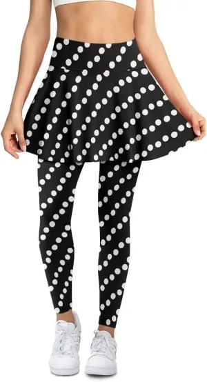 Athletic Skirt with Leggings 2025 Pickleball Clothes Gym Active with Back Pockets Spring Skirts