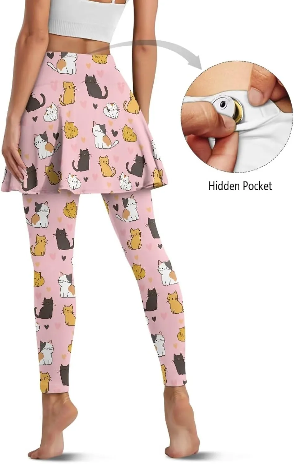 Athletic Skirt with Leggings 2025 Pickleball Clothes Gym Active with Back Pockets Spring Skirts