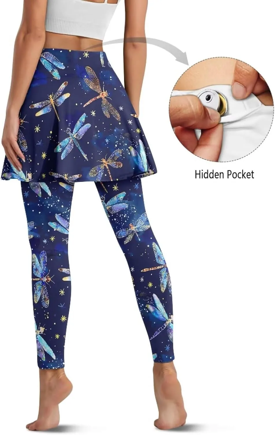 Athletic Skirt with Leggings 2025 Pickleball Clothes Gym Active with Back Pockets Spring Skirts