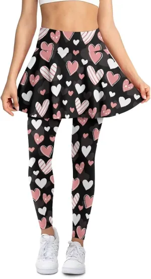 Athletic Skirt with Leggings 2025 Pickleball Clothes Gym Active with Back Pockets Spring Skirts