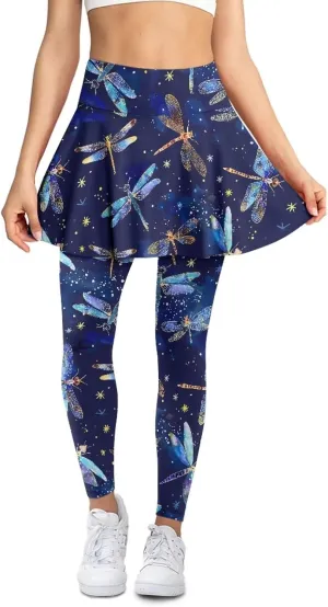Athletic Skirt with Leggings 2025 Pickleball Clothes Gym Active with Back Pockets Spring Skirts