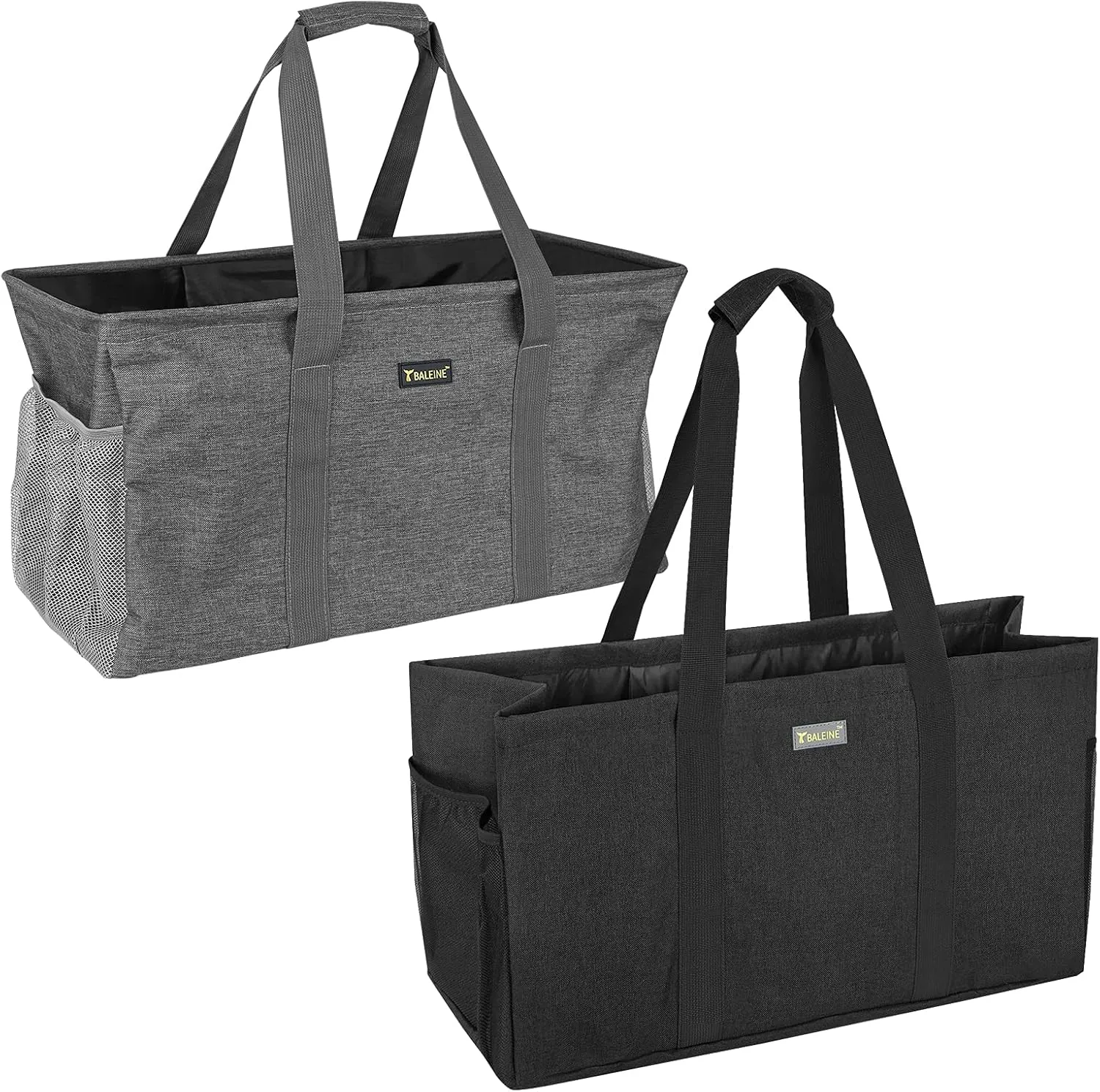 BALEINE Utility Tote Bag with Frame (22"12"10")  Large Utility Tote Bag (9 Gallon)