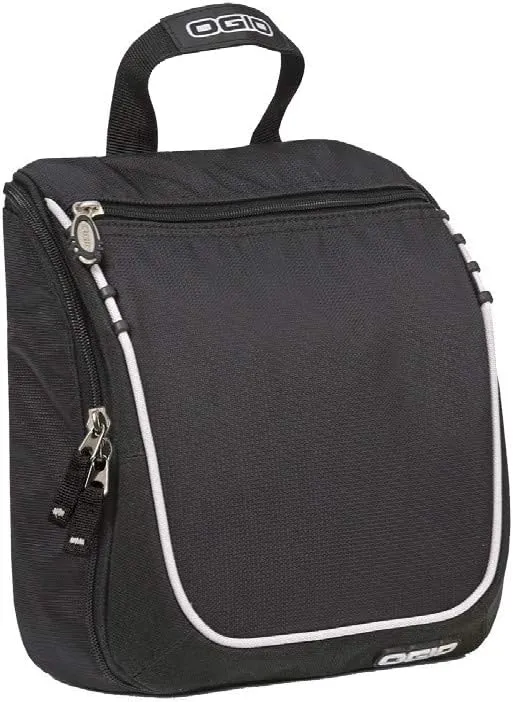Basketball Toiletry Bag, Personalized Men's Shaving Kit, Hanging Travel Case