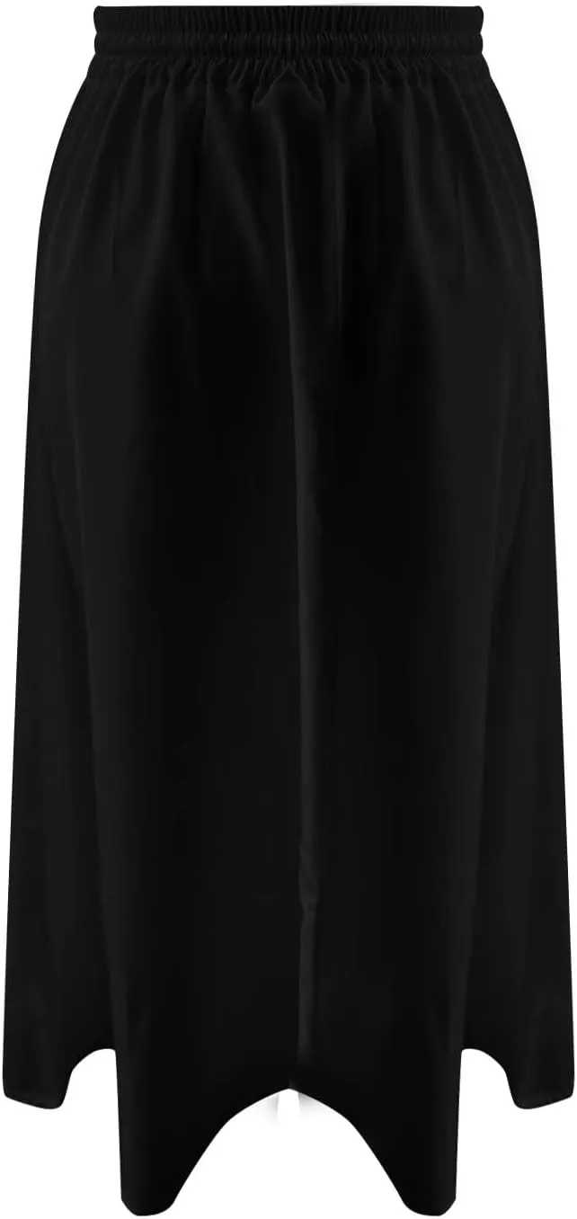Boho Skirts for Women Lightweight Drawstring High Waisted Trendy Summer Flowy Floral Midi Skirts with Pockets