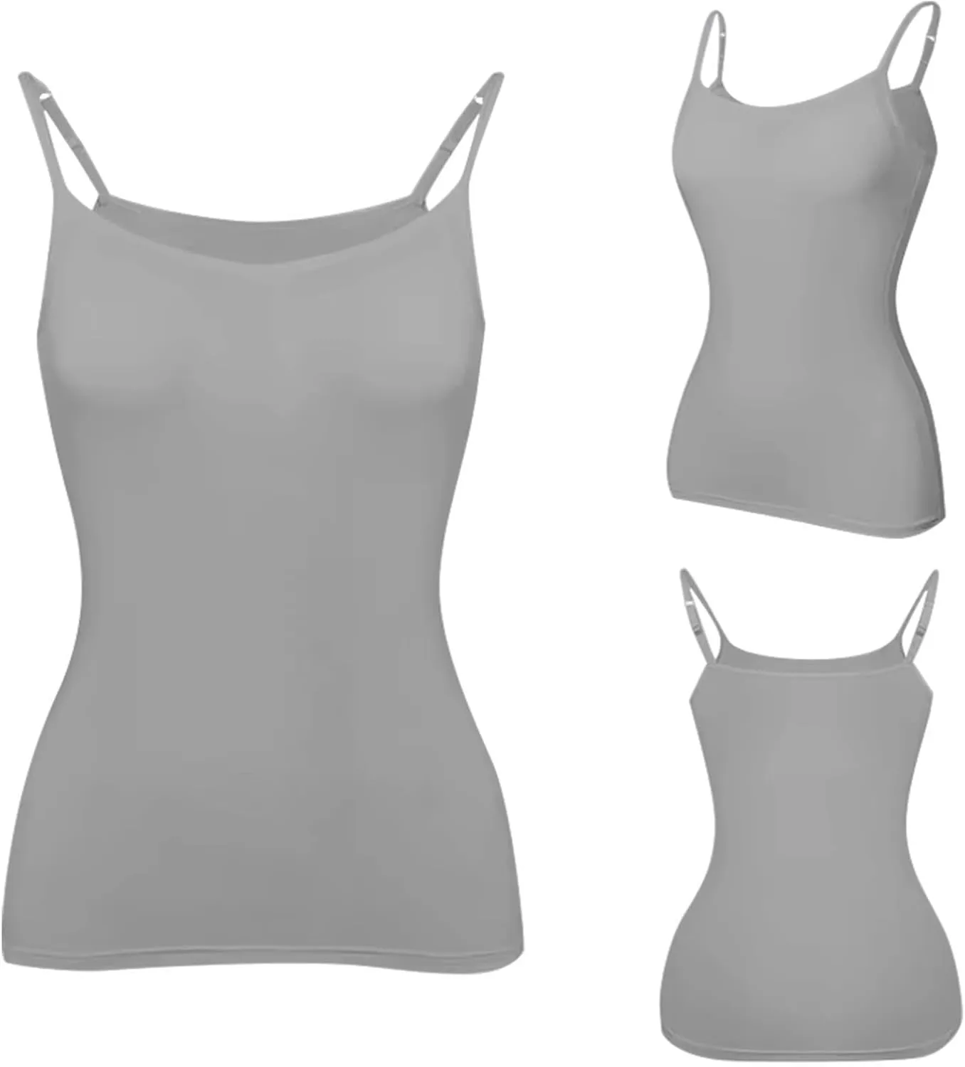 Built In Bra Tank Tops for Women Workout Yoga Undershirt Bra Padded Sports Basic Athletic Camisole Layer Padded Tops