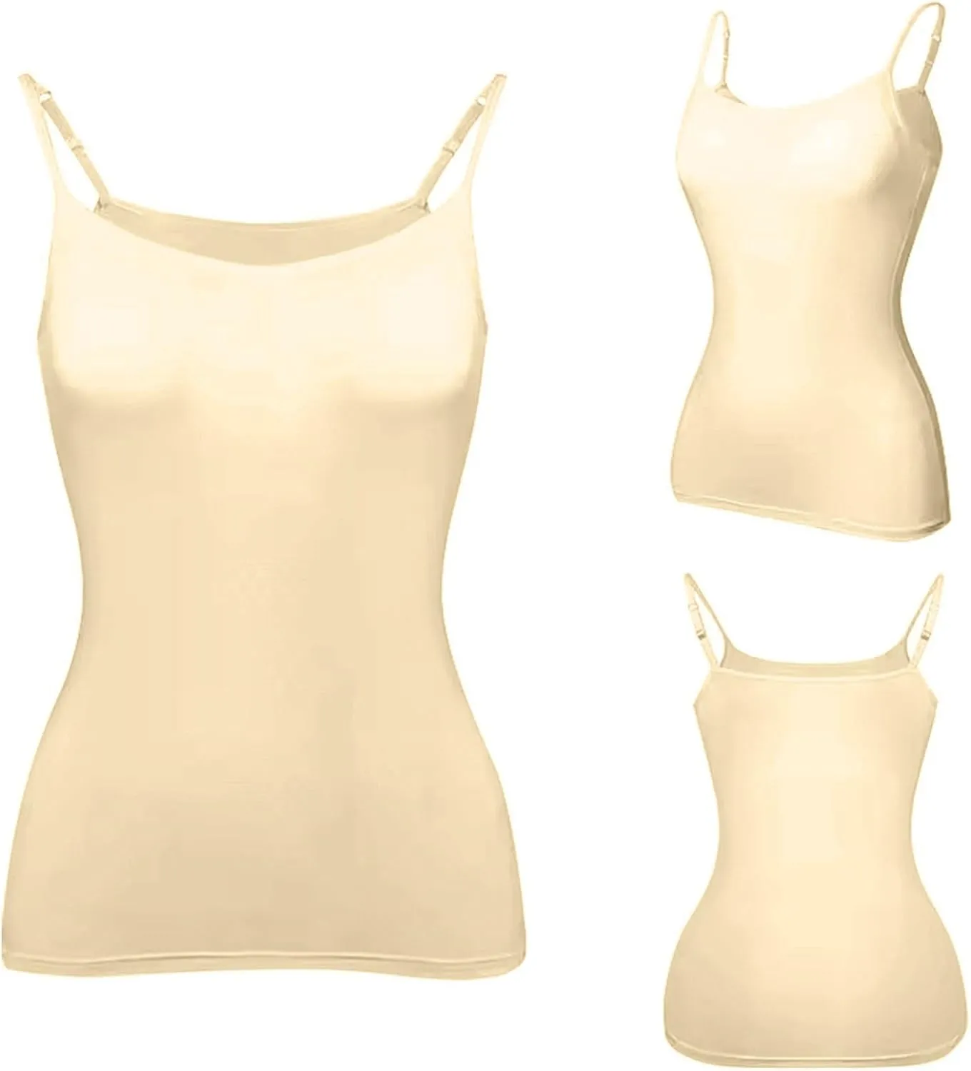 Built In Bra Tank Tops for Women Workout Yoga Undershirt Bra Padded Sports Basic Athletic Camisole Layer Padded Tops
