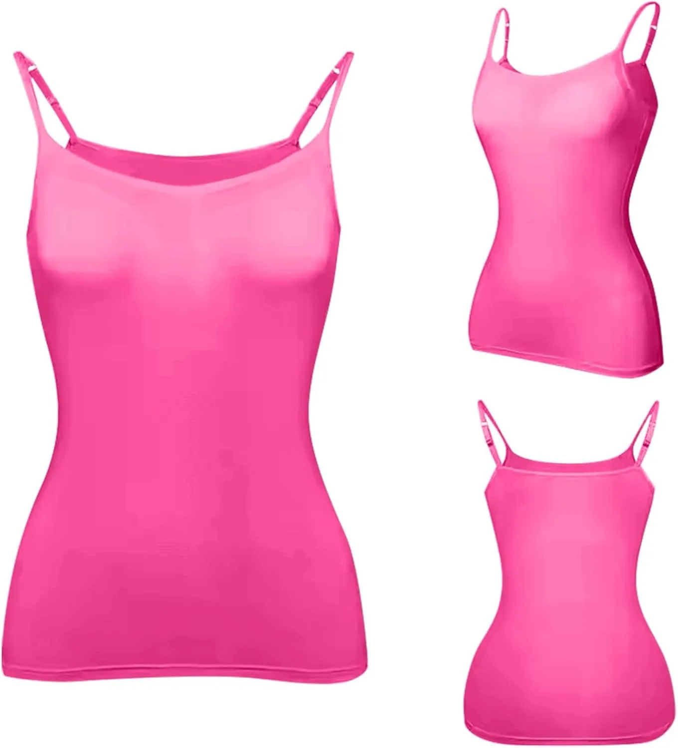 Built In Bra Tank Tops for Women Workout Yoga Undershirt Bra Padded Sports Basic Athletic Camisole Layer Padded Tops