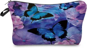 Butterfly Cosmetic Bag for Women Cute Makeup Bag for Purse Travel Toiletry Storage Zipper Pouch for Girls Women Families Friends Sisters Gifts Makeup Bag for Her