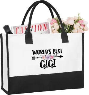Canvas Tote Bag Canvas Beach Bag,Mothers Day Christmas Birthday Gifts,Thoughtful Gifts,Funny Getaway Shopping Bag Gift.