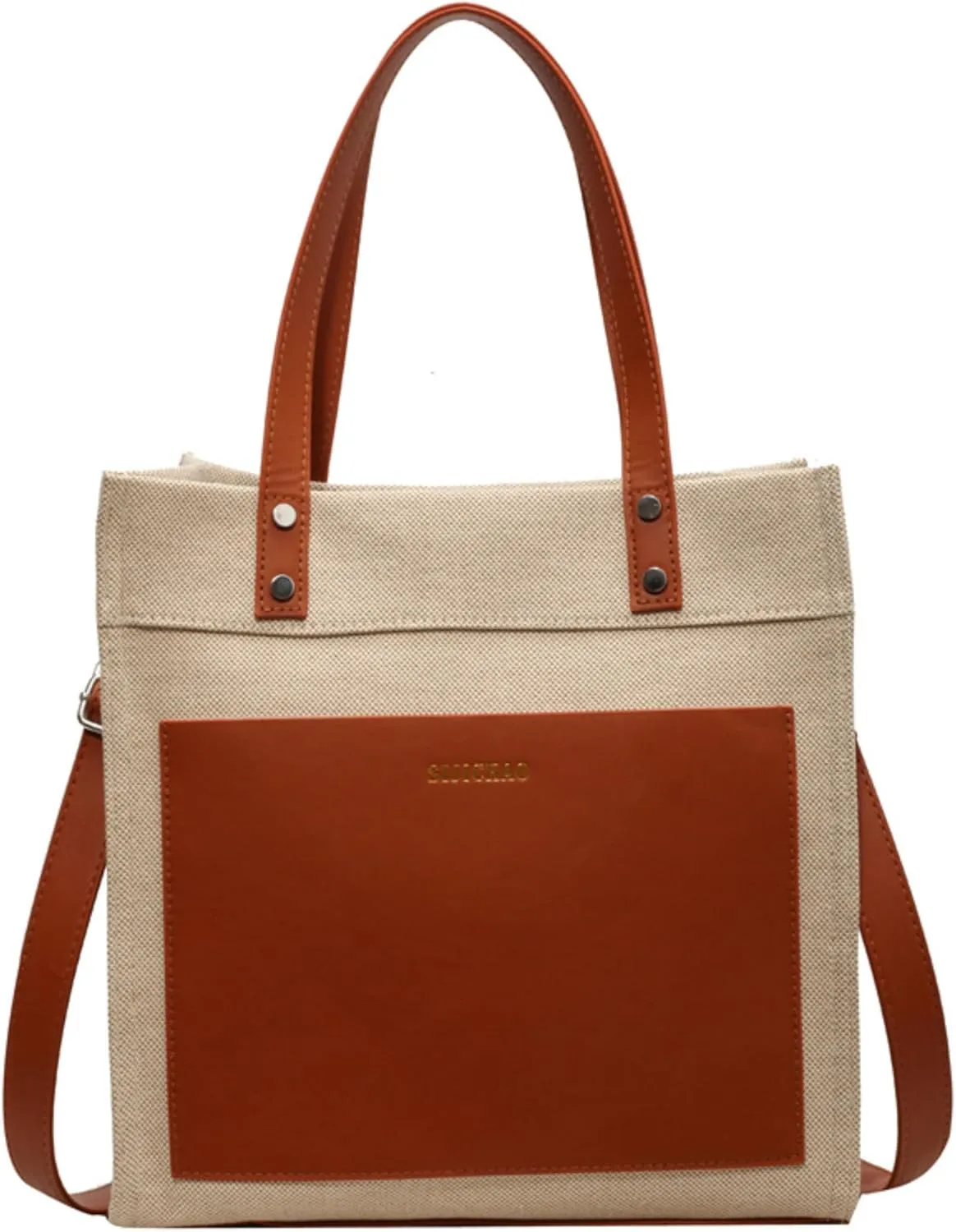 Canvas Tote Bag Large Handbags Satchel Work Tote Crossbody Shoulder Purse Designer Top-Handle Bags for Women