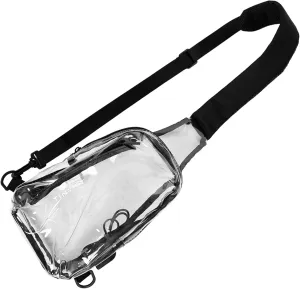 Clear Sling Bag Backpack for Sports Travel and Casual Use Versatile and Fashionable Design for Climbing Hiking and More