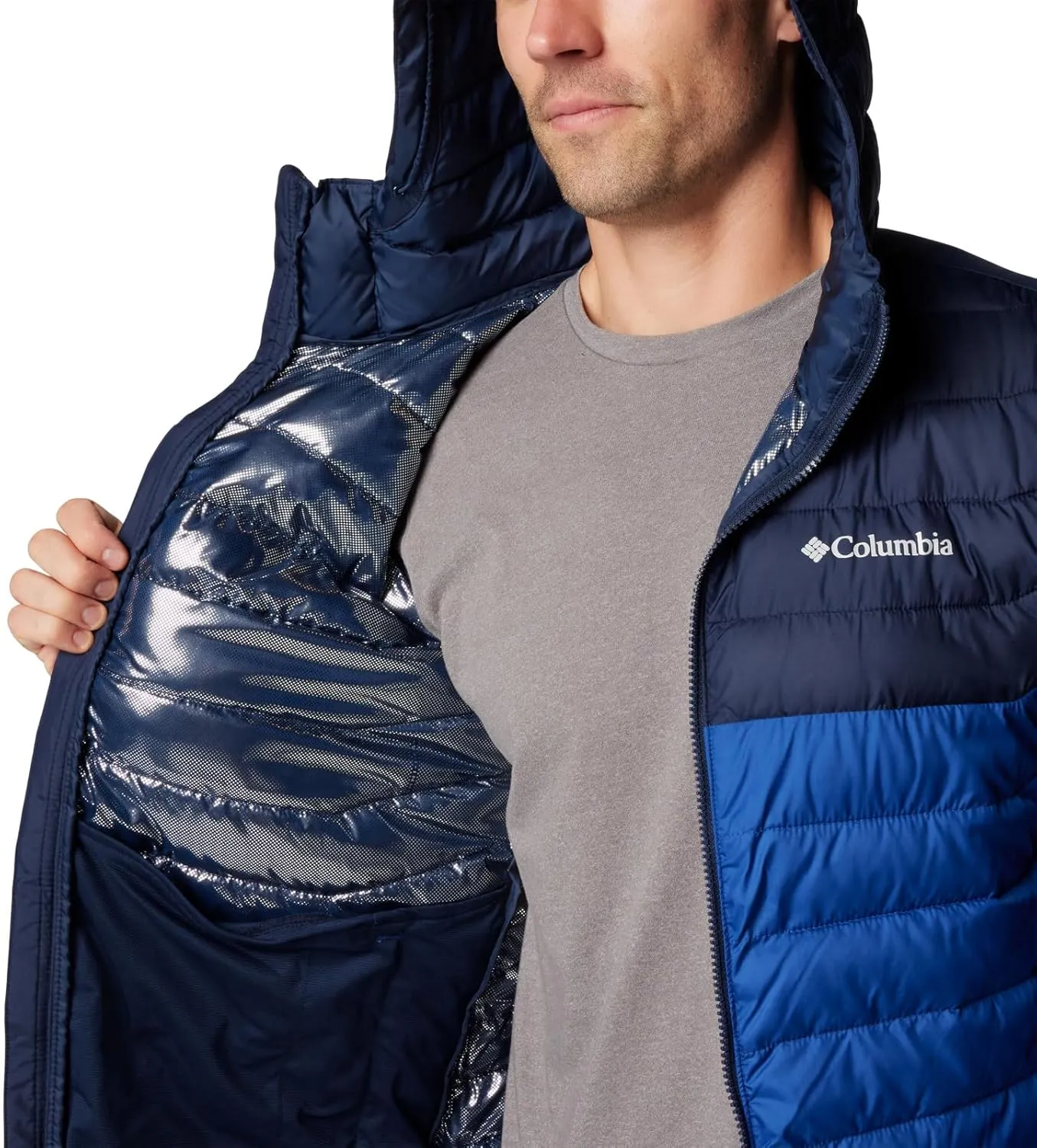 Columbia mens Powder Lite Ii Hooded Jacket