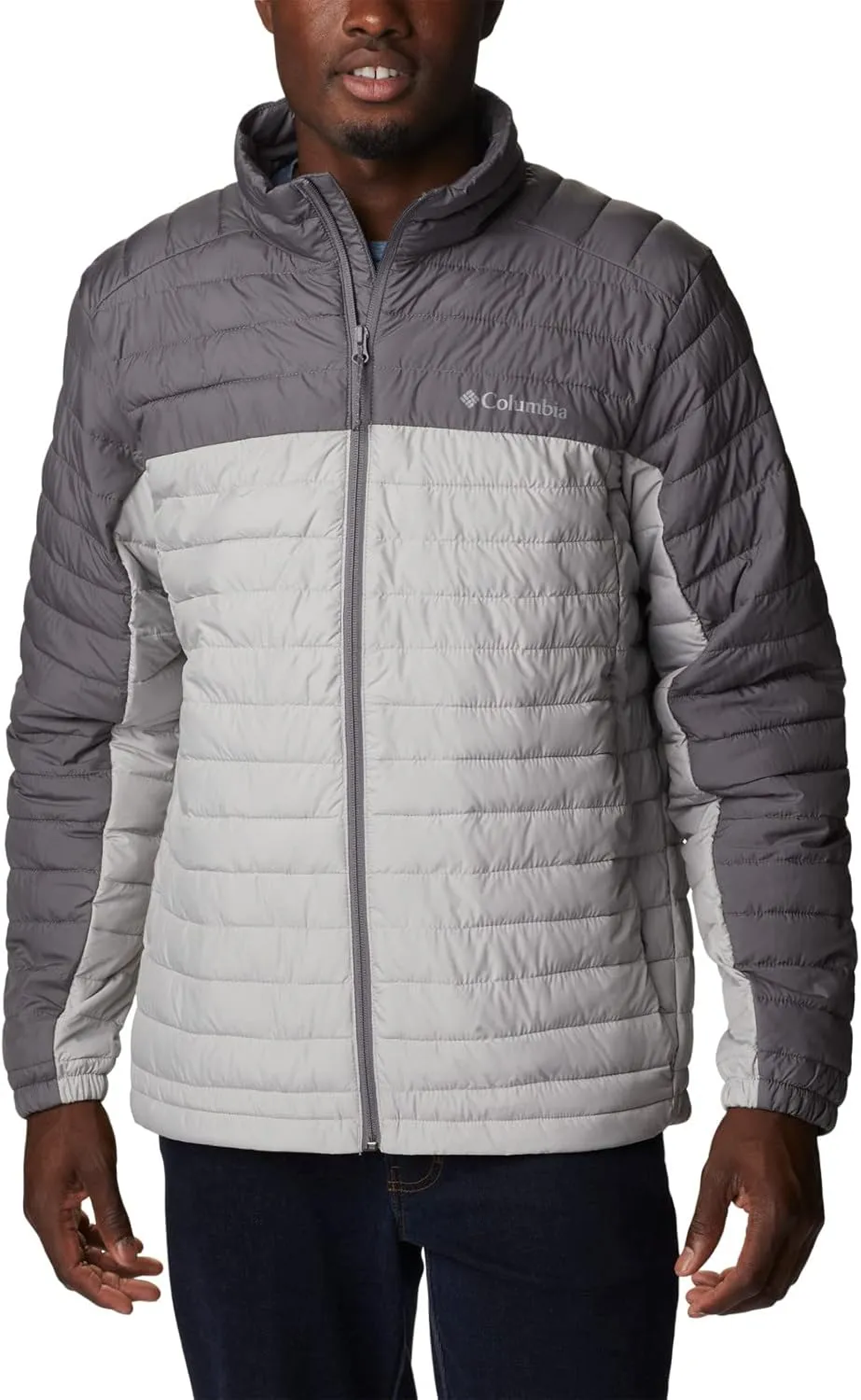 Columbia Men's Silver Falls Jacket, Columbia Grey/City Grey, XX-Large