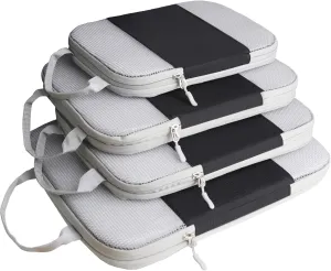 Compression Packing Cubes For Suitcases,Gowraps 6 Set/4 Set Travel Cubes For Luggage/Carry On/Backpack Compressible Travel Organizer Bags &Storage Bag Set Packing Organizers