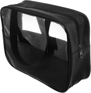 Cosmetic Bag Set Travel Toiletry Bag with Handle Waterproof Plastic Case Large Capacity Makeup Organizer Brush Kit