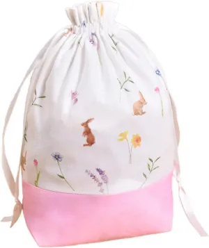 Easter Portable Travel Barrel Cosmetic Bag Multifunctional Toiletry Bucket Organizer Storage Makeup Bag for Women Easter Gift Reusable Fabric Perfect for Birthday Parties