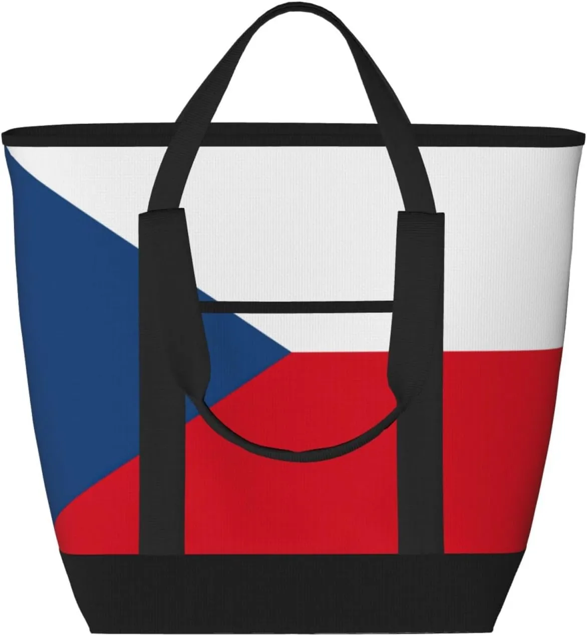 Flag of the Czech Republic Women's tote bags and reusable women's beach bags are suitable for travel insulation and cooling bags.