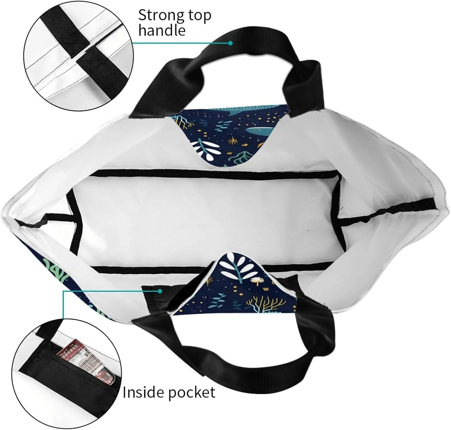 Flame Hockey Puck Women's Tote Bag Large Capacity Single Shoulder Bags Handbag for Shopping Work