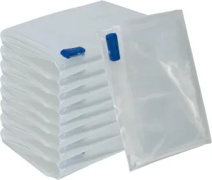 GForce Deluxe 8 Piece Roll & Pack Compression Bags in Clear