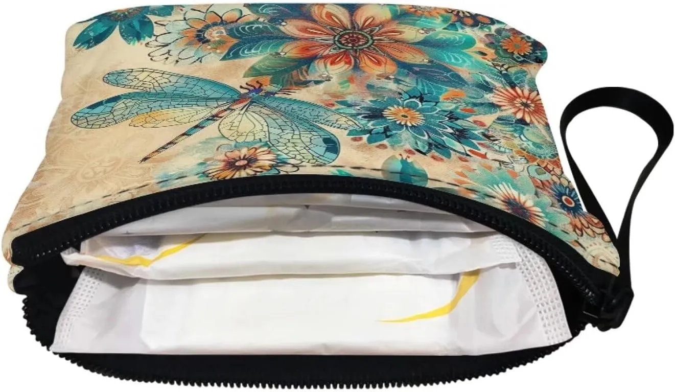 GIFTPUZZ Cute Coin Purse for Women Microfiber Fleece Portable Wristlet Pouch Change Cards Holder Zip Wallet