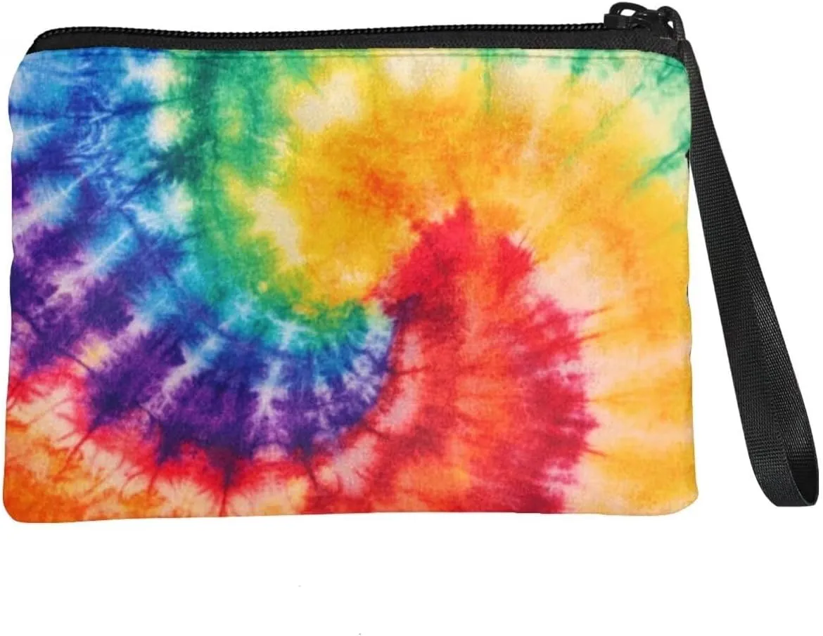 GIFTPUZZ Cute Coin Purse for Women Microfiber Fleece Portable Wristlet Pouch Change Cards Holder Zip Wallet
