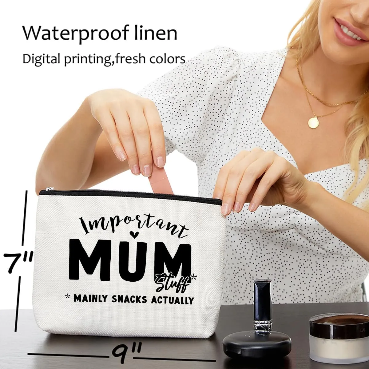 Gifts for Mom Makeup Bag, Mum Gifts Mom Gifts Mom Birthday Gifts Toiletry Bag, Gift for Mom Cosmetic Bag, Mothers Gift Mothers Day Christmas Best Mom Ever Gifts for Women Mommy to Be Mama Mammy