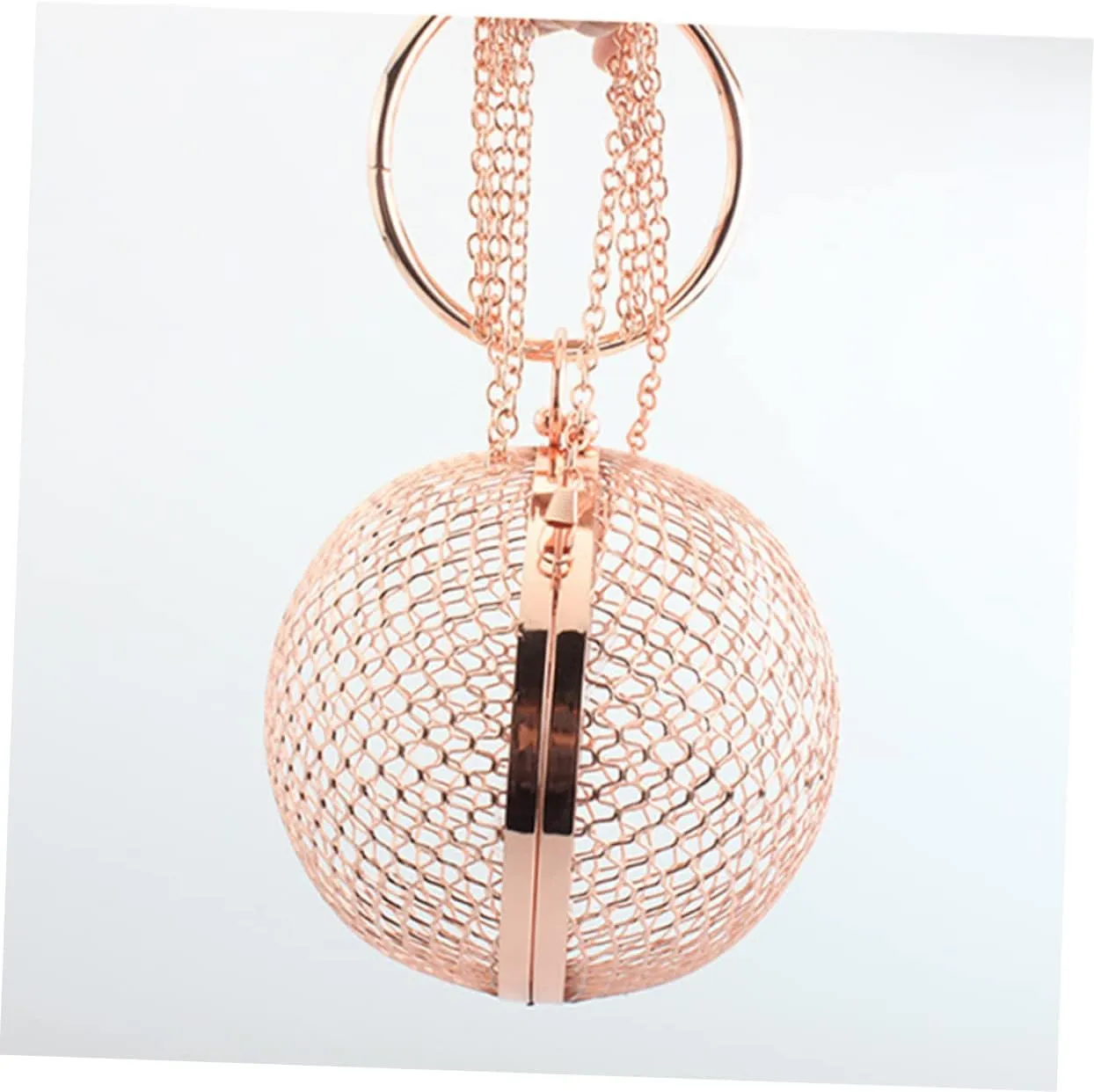 Hollow Metal Bags Round Clutch Bag Women Shoulder Bag Women Purse Clutch Handbag