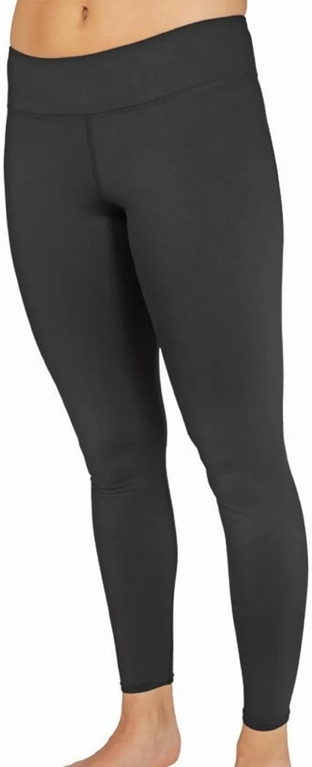 Hot Chillys Women's Micro-Elite Chamois Ankle Tights | Midweight Warm Quick-Drying Body Fit Long Thermal Underwear Bottoms