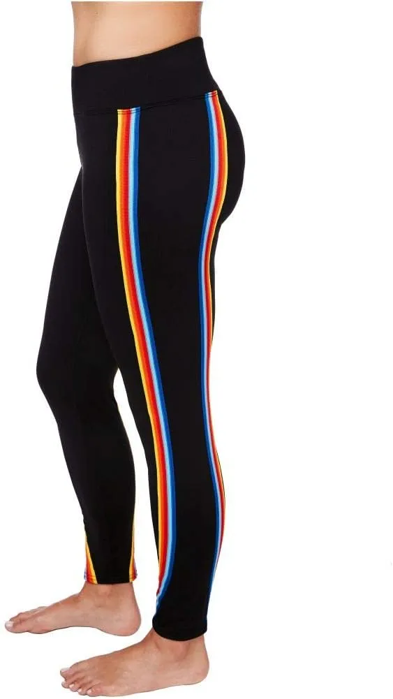 Hot Chillys Women's Micro-Elite Chamois Retro Legging Midweight Body Fit Base Layer