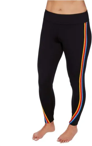 Hot Chillys Women's Micro-Elite Chamois Retro Legging Midweight Body Fit Base Layer