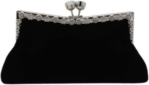 HUFFA Clutch Evening Bags Crown Rhinestones Evening Bags Purse Shoulder Bag for Wedding Diamonds Lady Purse Mini Evening Bags (Color : Black)