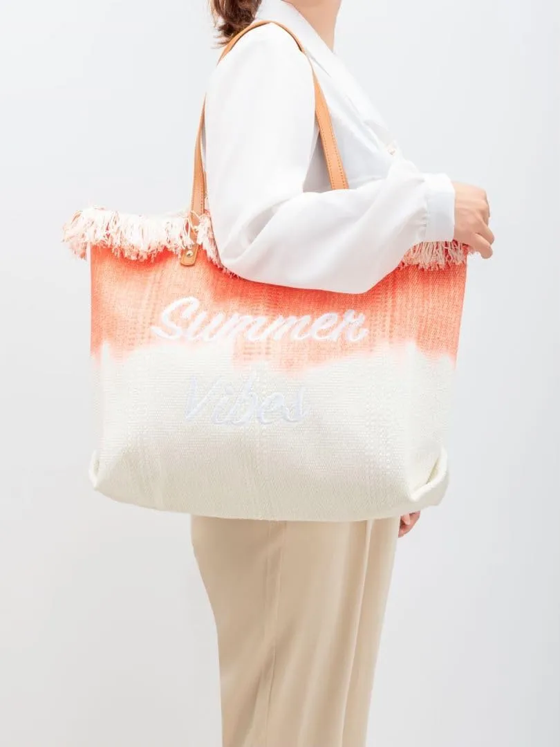 Large Canvas Tote Bag with Embroidered,Tassel Canvas Bags Magnetic Buckle Commuting Underarm Beach Shoulder Bag