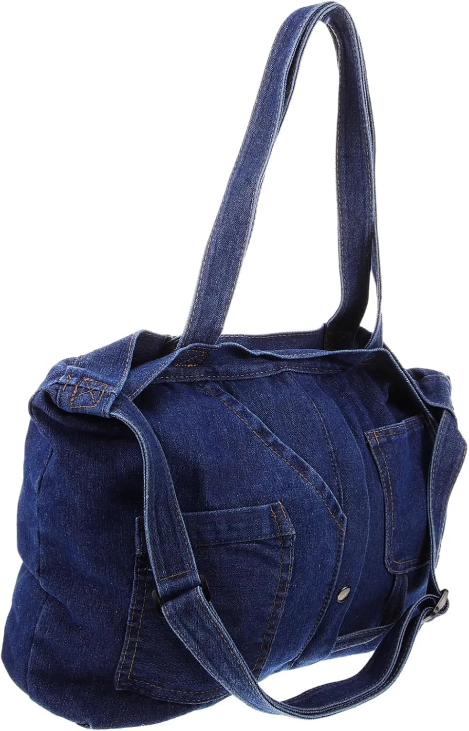 LIFKOME Retro Pouch Women Denim Handbag Women Jean Tote Bag Fashion Casual Bag