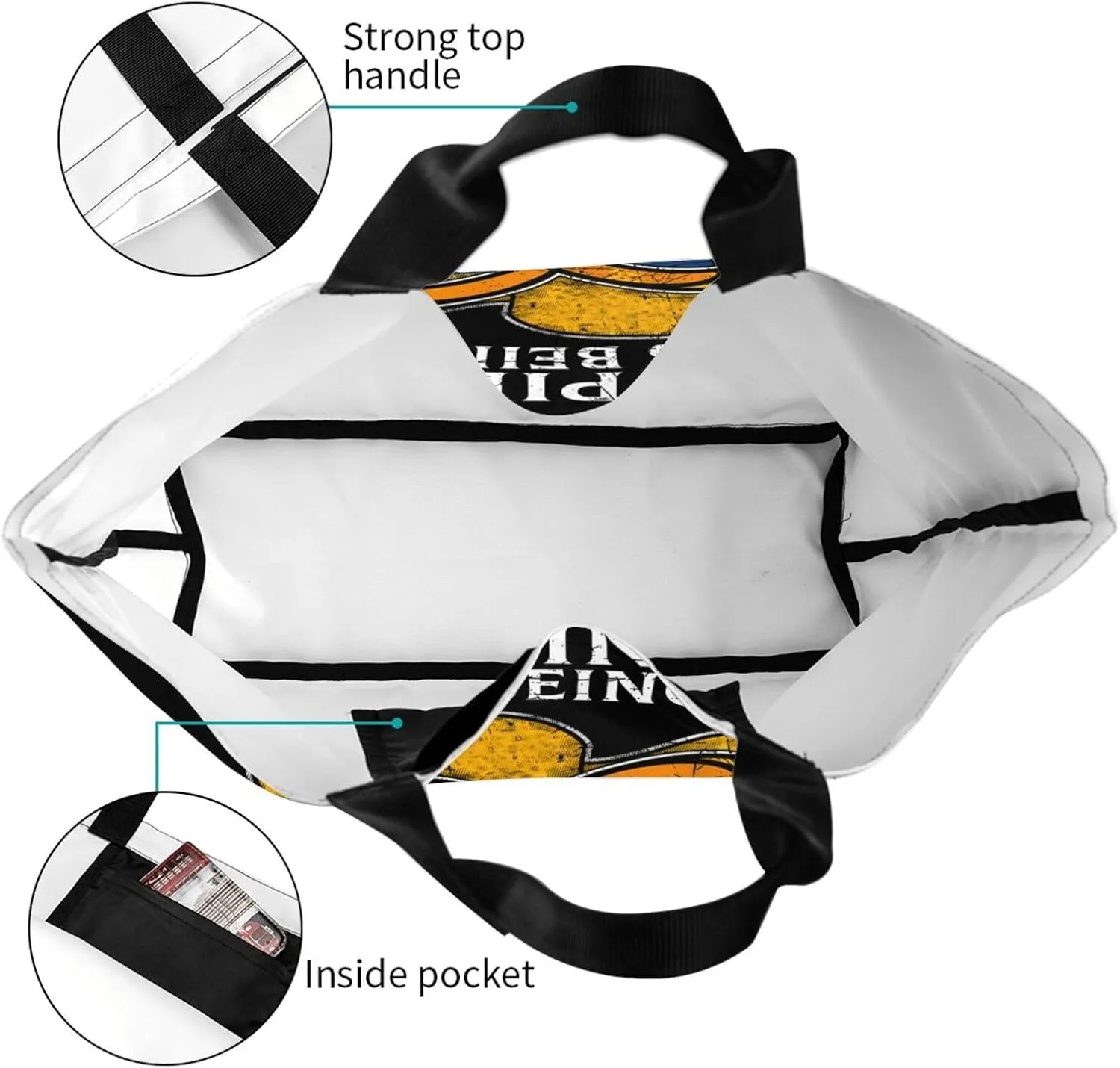 Marriage Colombian Married Flag Women's Tote Bag Large Capacity Single Shoulder Bags Handbag for Shopping Work