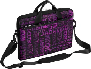 Personalized Laptop Bag Case Briefcases for Men Woman Boys Girls, Custom Gift Computer Cases for Laptops, Tablet Shoulder Bag