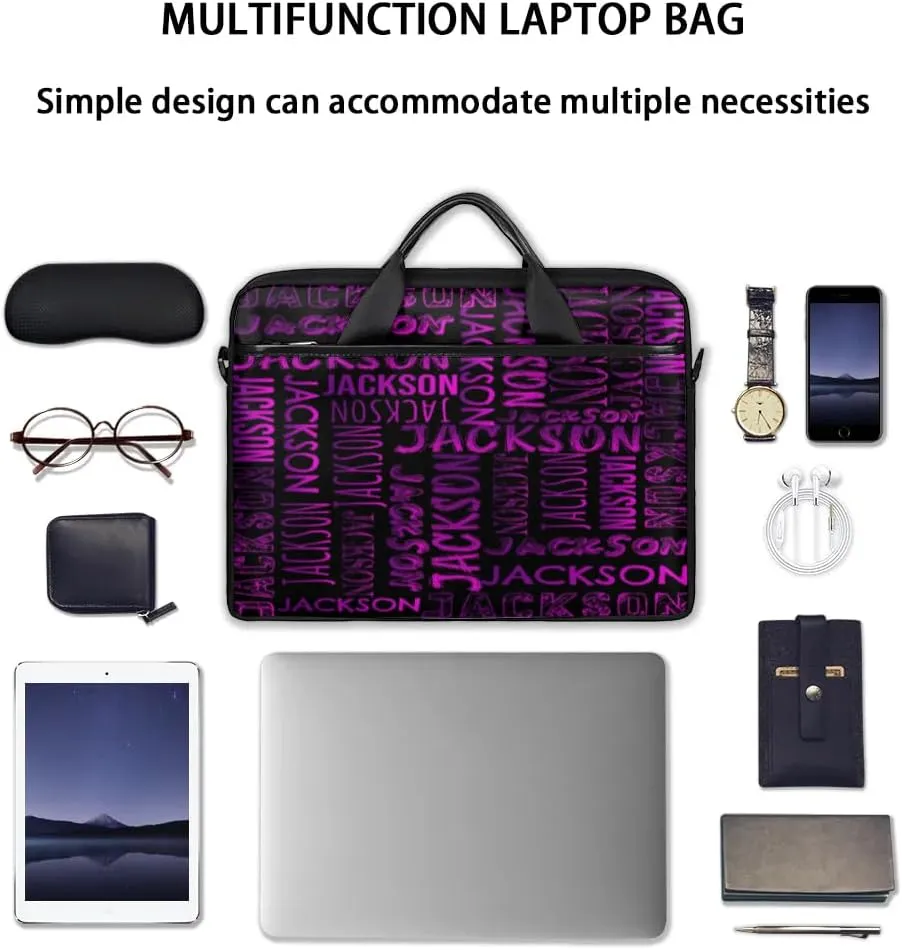Personalized Laptop Bag Case Briefcases for Men Woman Boys Girls, Custom Gift Computer Cases for Laptops, Tablet Shoulder Bag