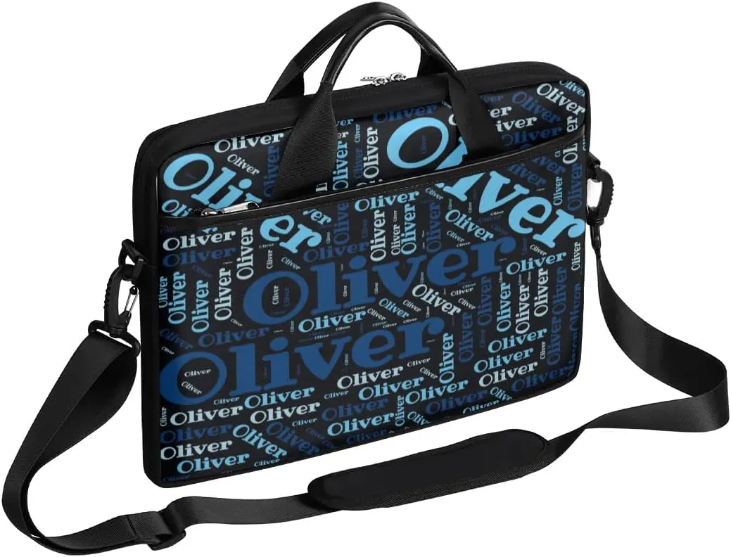 Personalized Laptop Bag Case Briefcases for Men Women, Computer Cases for Laptops, Tablet Shoulder Bag Carrying Case