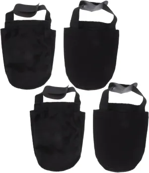 POPETPOP Bowling Accessory 2 Pairs Shoe Covers Elastic Band for Men Women Durable Cotton