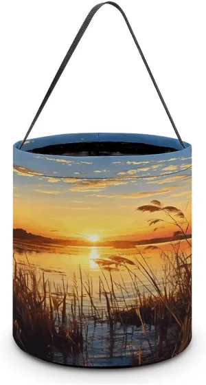 Reeds by The River Halloween Tote Candy Bag Candy Basket Candy Bucket Gift Bag for Halloween Party