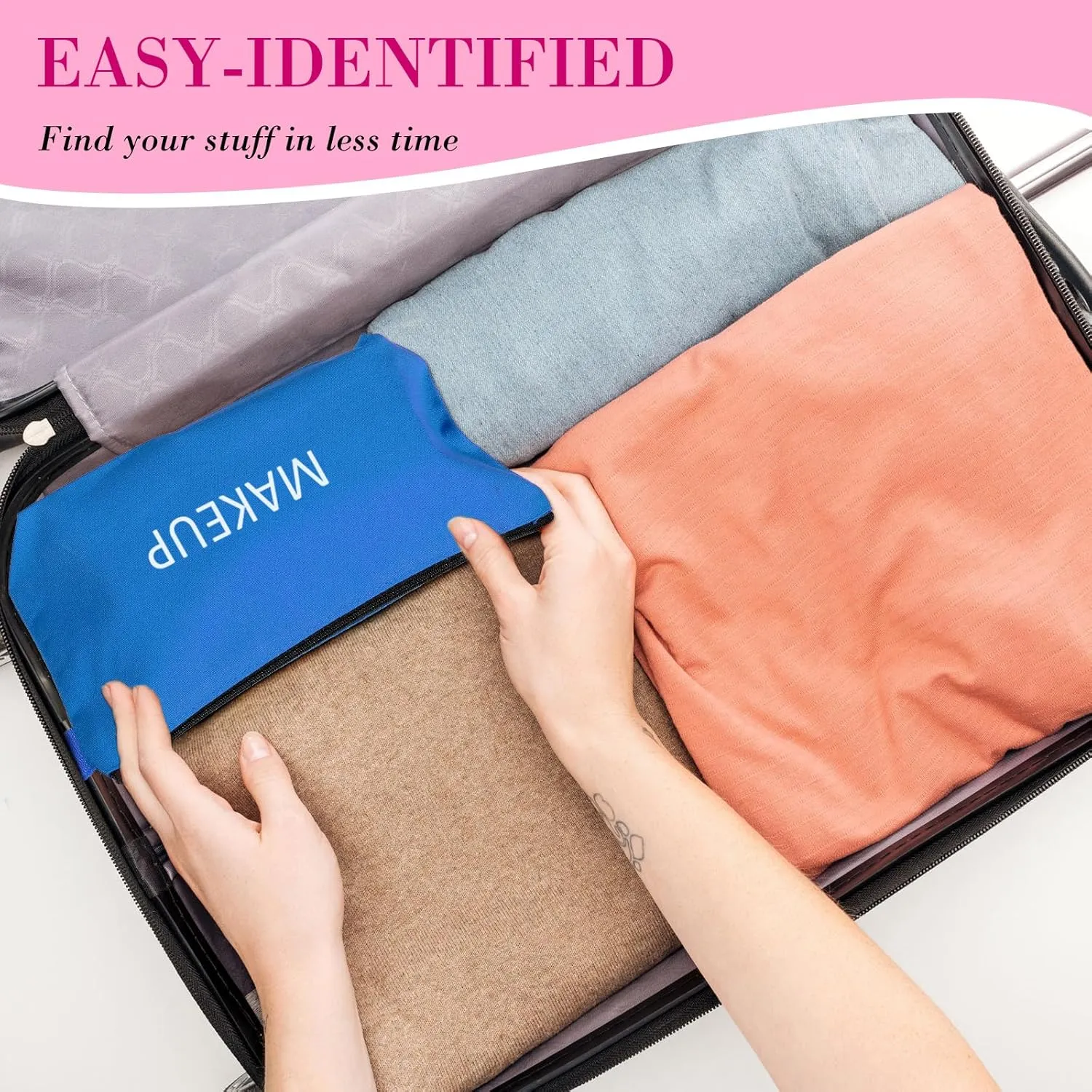Saintrygo 10 Pieces Canvas Makeup Bags Bulk for Women Travel Cosmetic Organizer Plain Storage Pouch Multi-Purpose Blank Travel Toiletry DIY Craft Bags with Zipper(Bright,9.8 x 5 x 2 Inch)