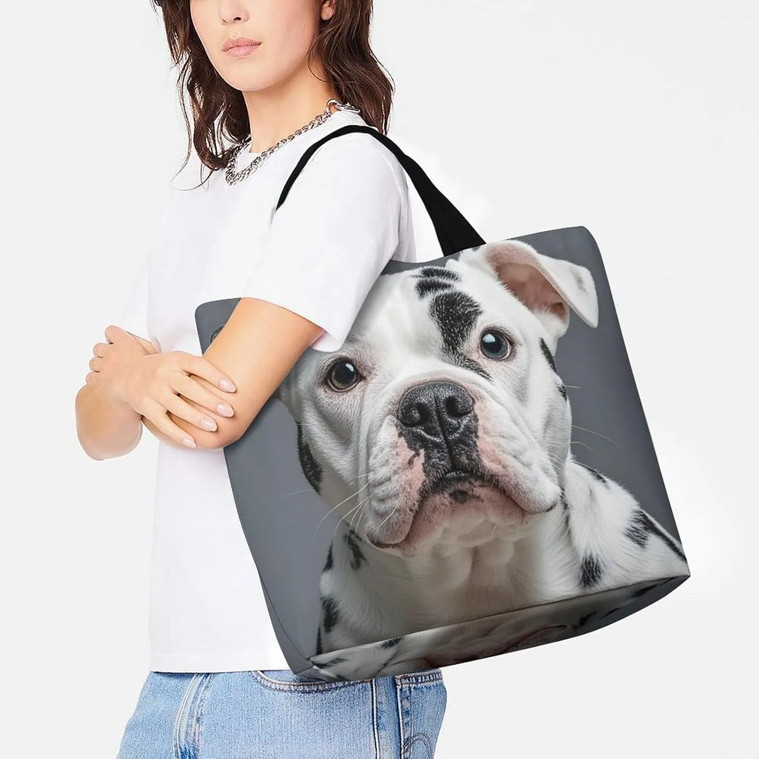 Sheep Beach Bag Reusable Tote Bag Foldable Grocery Bags Women Shopping Bags for Daily Essentials