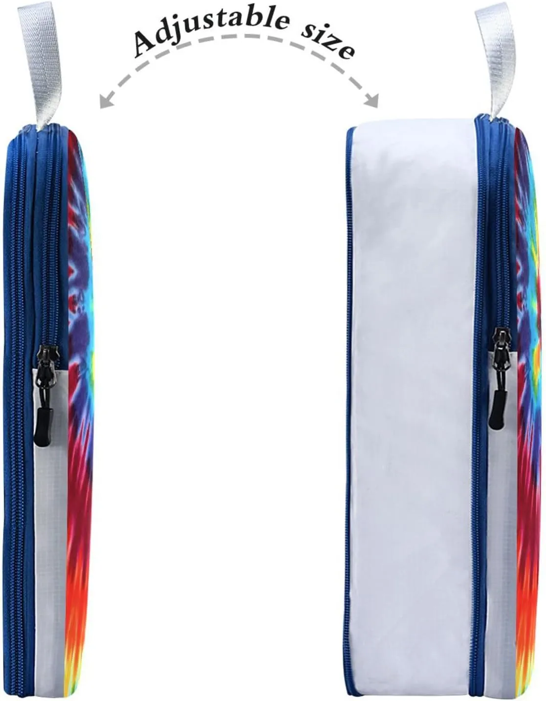 Swirl Colored Tie Dye Compression Packing Cubes for Travel Packing Organizers Backpack 3 Pack Luggage Travel Essentials Carry Must Haves Waterproof Suitcase Storage Bags