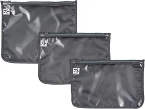 Tiny Twinkle Mess-Proof Travel Bags | TSA Airline Compliant, Zipper Closure, Clear Front Pouch, Diaper Bag Packing, Toiletry or Makeup Cosmetics Organizer