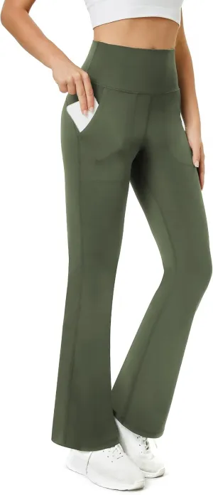 TOPYOGAS Women's Casual Yoga Pants with Pockets Tummy Control High Waist Leggings Workout Pants with Pockets