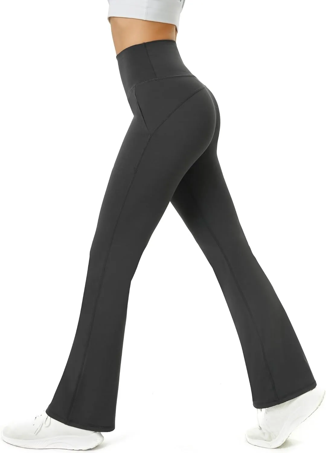 TOPYOGAS Women's Casual Yoga Pants with Pockets Tummy Control High Waist Leggings Workout Pants with Pockets